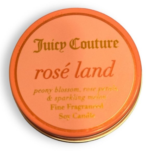 🆕 NWT Juicy Couture Rose Land Soy Candle Miniature - Picture 1 of 3